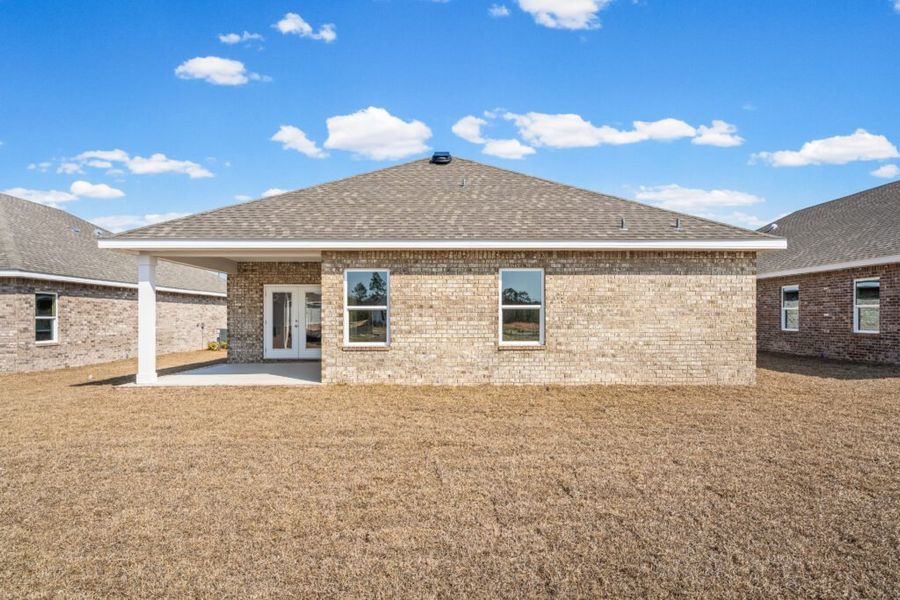 Exterior details and patio area of a home in Natureview, Freeport (Image 21).