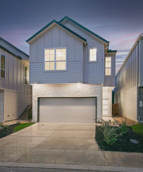 Representative exterior photo of a completed home built from the Apollo by Chesmar Homes in Rose Hill, Marion, TX (Image 2).