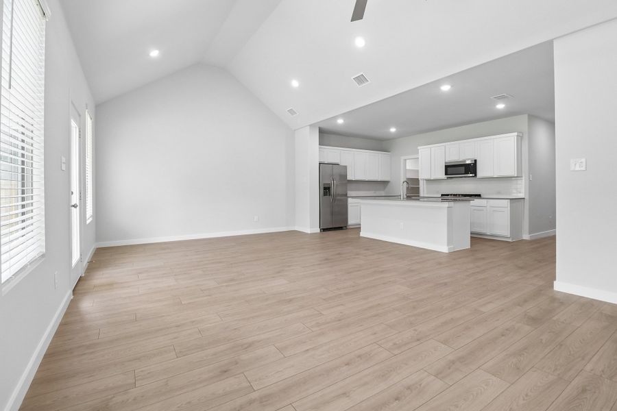 Dining Area in the Masters home plan by Trophy Signature Homes