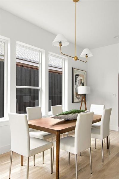 Furnished interior view inside a new home in , Dallas (Image 17).