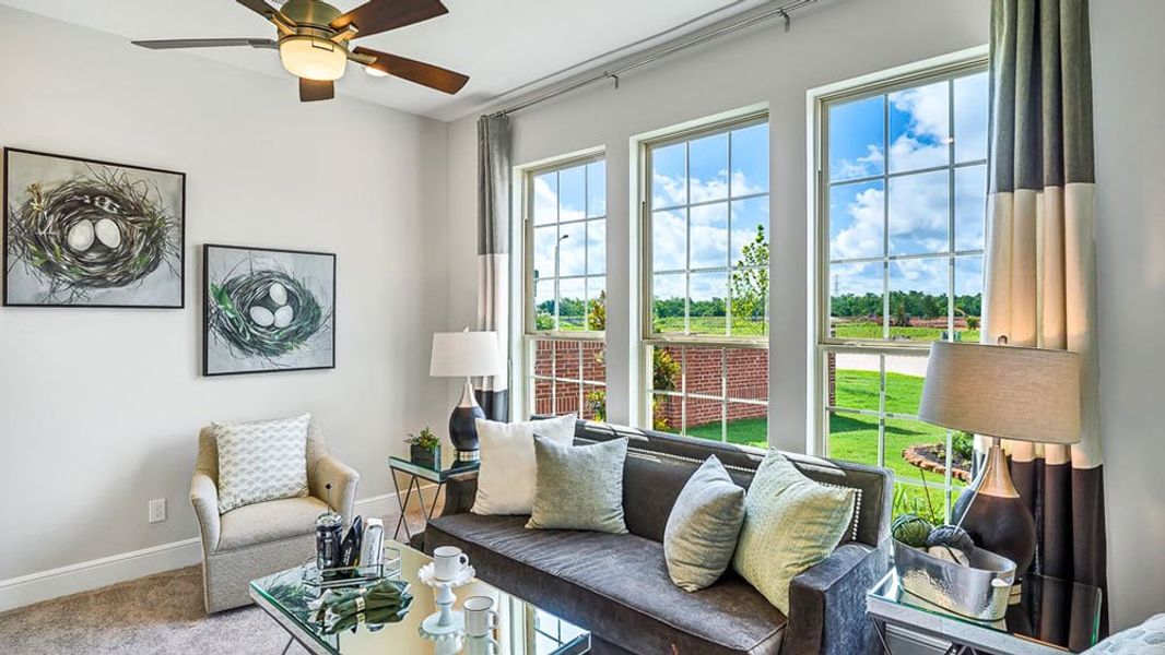 Representative furnished interior of a home built from the Calypso by Taylor Morrison in Avalon at Friendswood, Friendswood (Image 6).