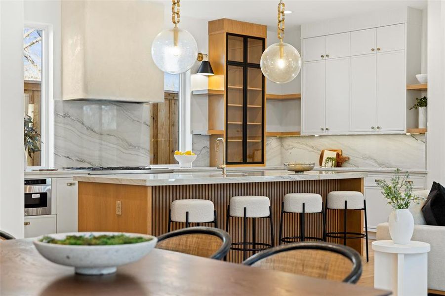 Furnished interior view inside a new home in , Dallas (Image 10).