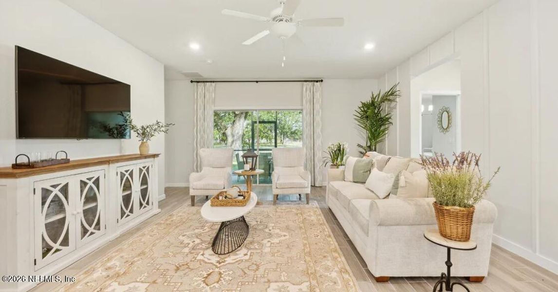 Furnished interior view inside a new home in Silver Falls Single Family at SilverLeaf, St. Augustine (Image 15).