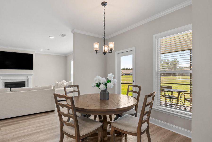 Furnished interior view inside a new home in Sea Island Preserve, Johns Island (Image 47). Furnished interior view inside a new home in Sea Island Preserve, Johns Island (Image 47).