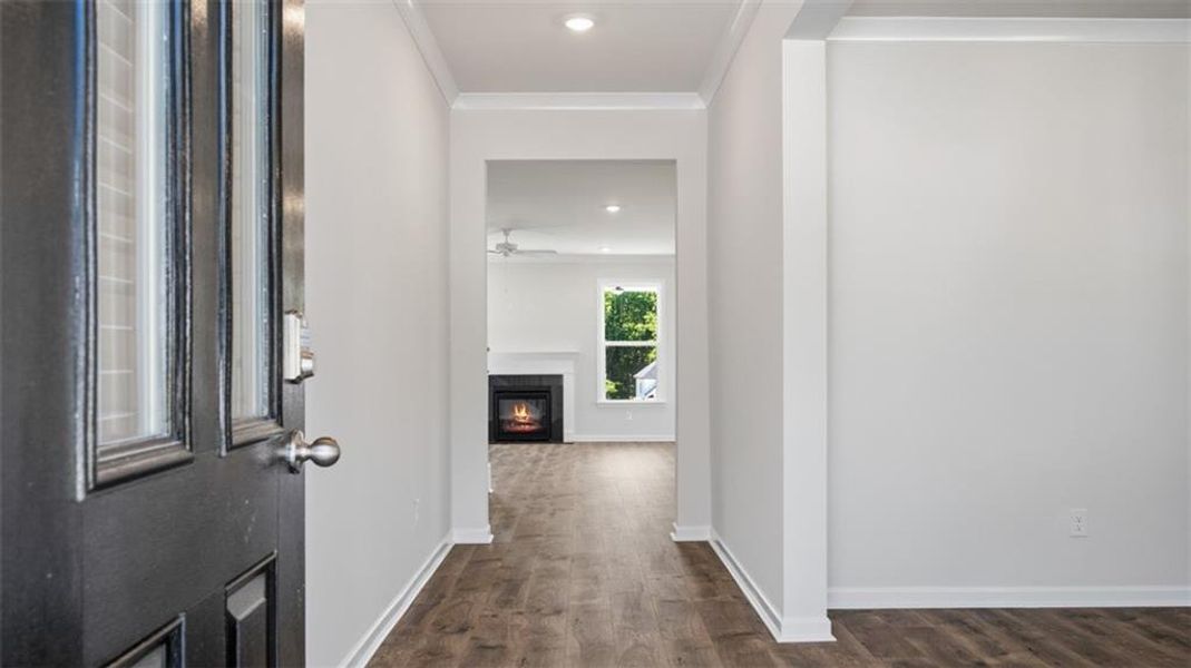 Spacious, unfurnished interior of a new home in The Gates at Pates Creek, Hampton (Image 31). Spacious, unfurnished interior of a new home in The Gates at Pates Creek, Hampton (Image 31).