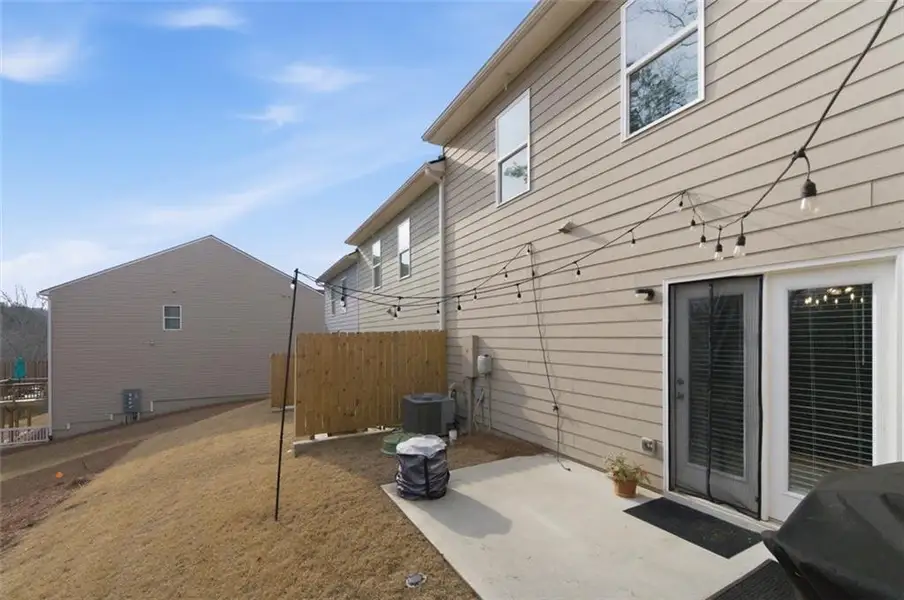 Exterior details and patio area of a home in , Dahlonega (Image 3).