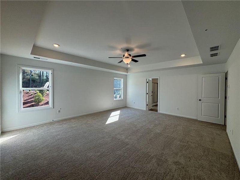 Spacious, unfurnished interior of a new home in Arbors at Richland Creek, Buford (Image 25).