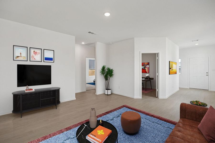 Furnished interior view inside a new home in Montgomery Bend, Montgomery (Image 17). Furnished interior view inside a new home in Montgomery Bend, Montgomery (Image 17).