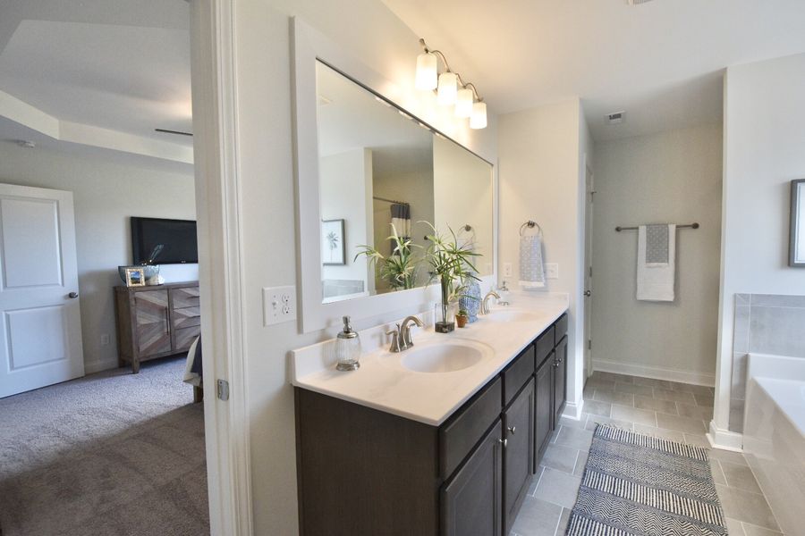 Furnished interior view inside a new home in Parkwood Estates, Leland (Image 11).
