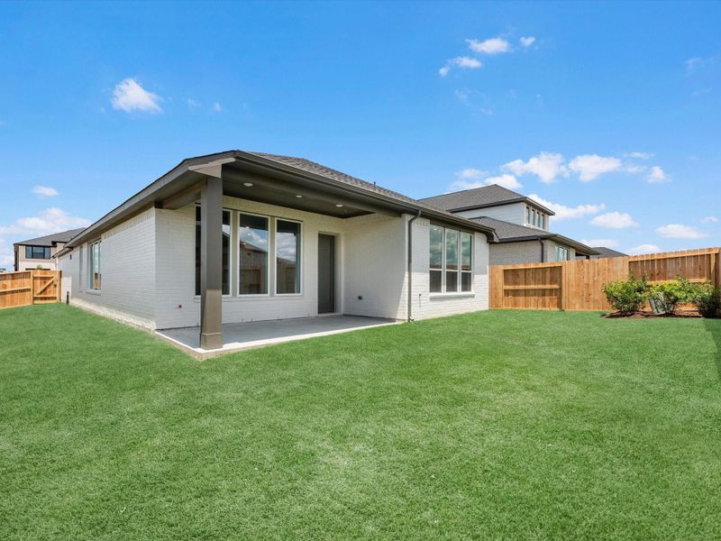 Exterior details and patio area of a home in Jubilee 50′, Hockley (Image 4). Exterior details and patio area of a home in Jubilee 50′, Hockley (Image 4).
