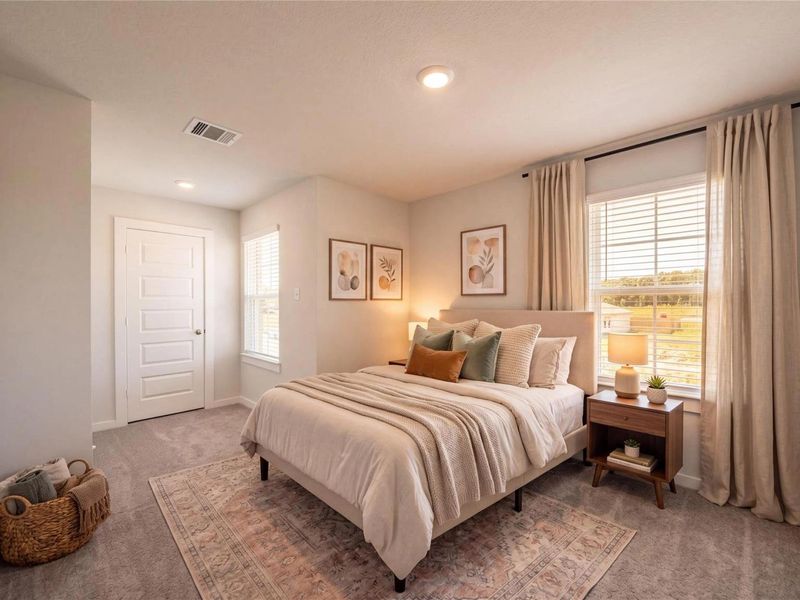 Furnished interior view inside a new home in Liberty Estates, Cleveland (Image 27).