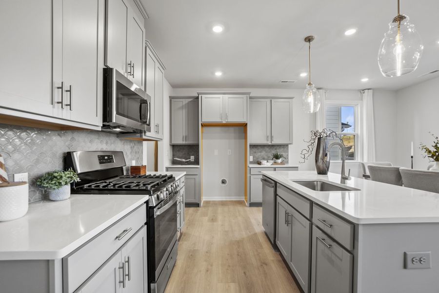 Furnished interior view inside a new home in The Coves on Lake Wylie, Charlotte (Image 15).