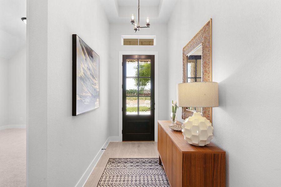 Furnished interior view inside a new home in Broken Oak, Georgetown (Image 57).