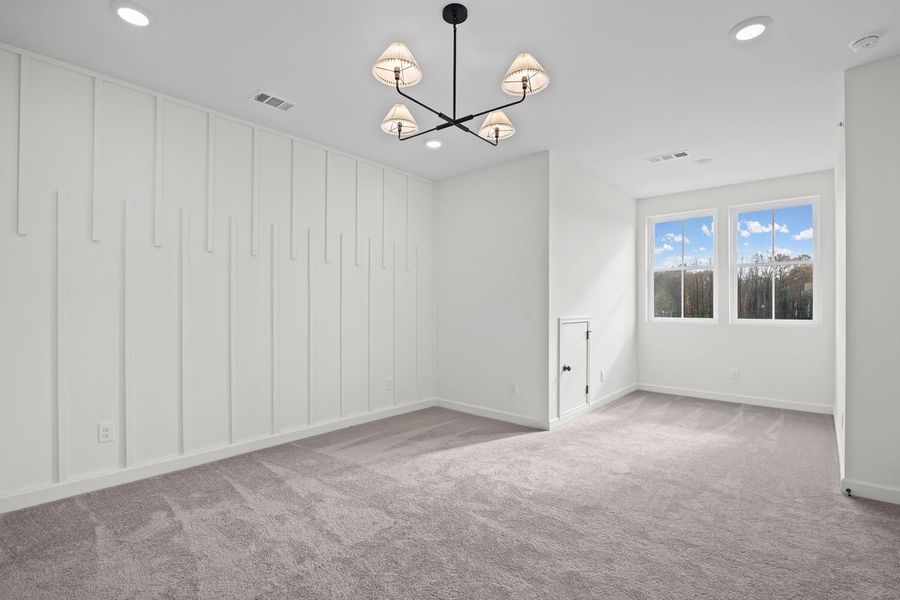 Spacious, unfurnished interior of a new home in The Village at River Green, Canton (Image 8).