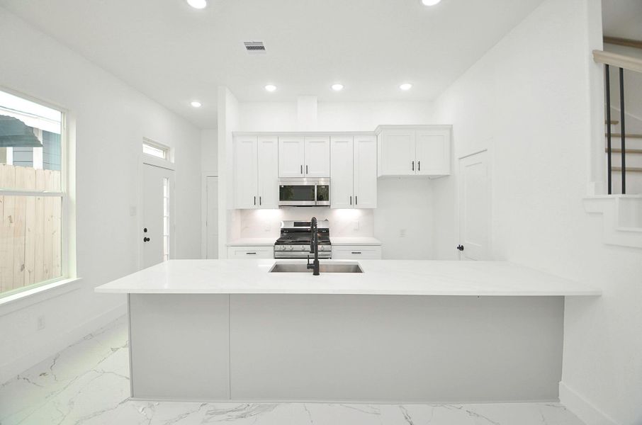 Furnished interior view inside a new home in , Houston (Image 6).