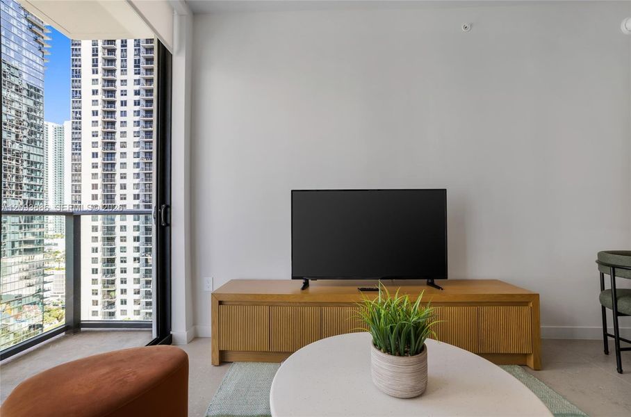 Furnished interior view inside a new home in , Miami (Image 19). Furnished interior view inside a new home in , Miami (Image 19).