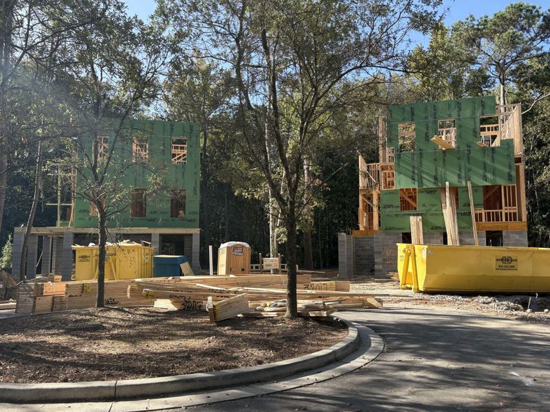 In-progress construction of a new home in The Preserve at Pennys Creek, Johns Island, SC (Image 5).