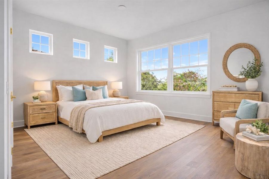 Furnished interior view inside a new home in , St. Petersburg (Image 15).