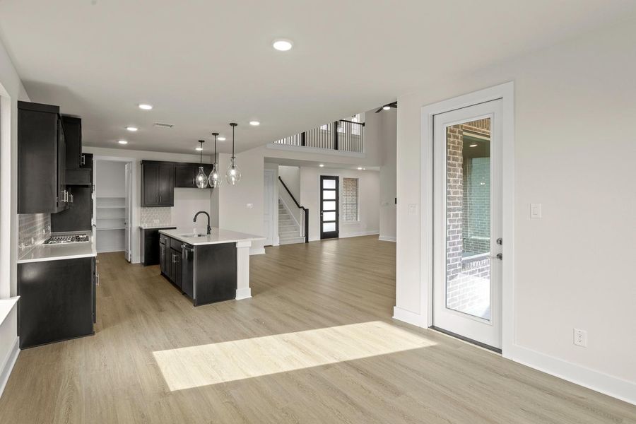Representative furnished interior of a home built from the Davis by Tri Pointe Homes in Somerset Park, Rockwall (Image 4).