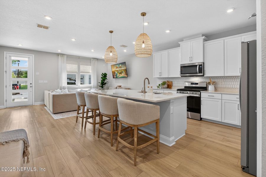 Furnished interior view inside a new home in , Jacksonville (Image 11).