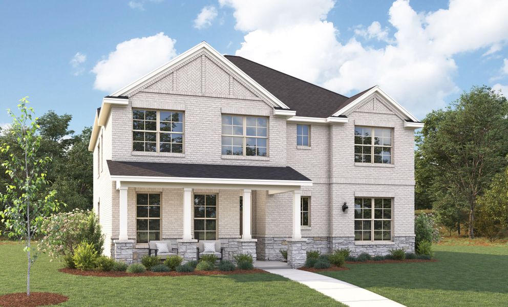 The Sweetwater - Hill Country with Stone Elevation