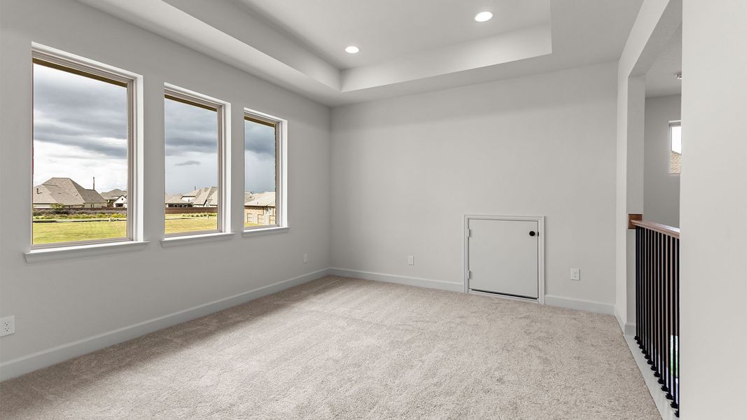 Spacious, unfurnished interior of a new home in Meridiana, Manvel (Image 12).