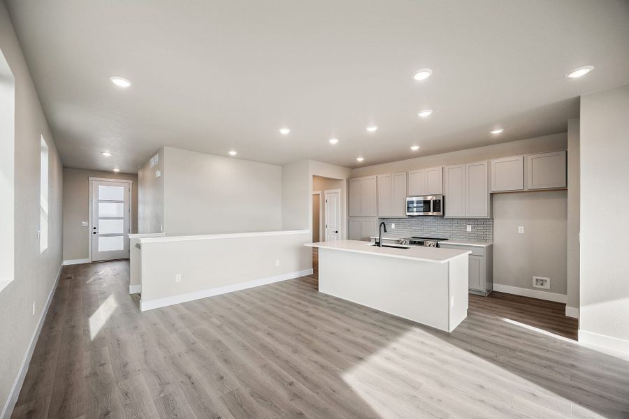 Furnished interior view inside a new home in Trails at Aspen Ridge-3, Colorado Springs (Image 12).
