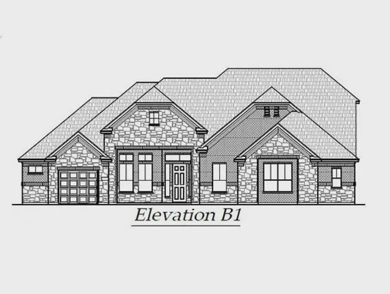 Representative rendering of the exterior for the Bethany by Chesmar Homes (Image 6).