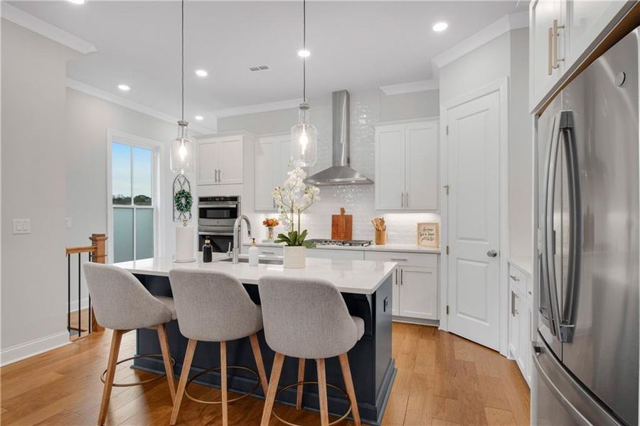 Furnished interior view inside a new home in , Peachtree Corners (Image 22).