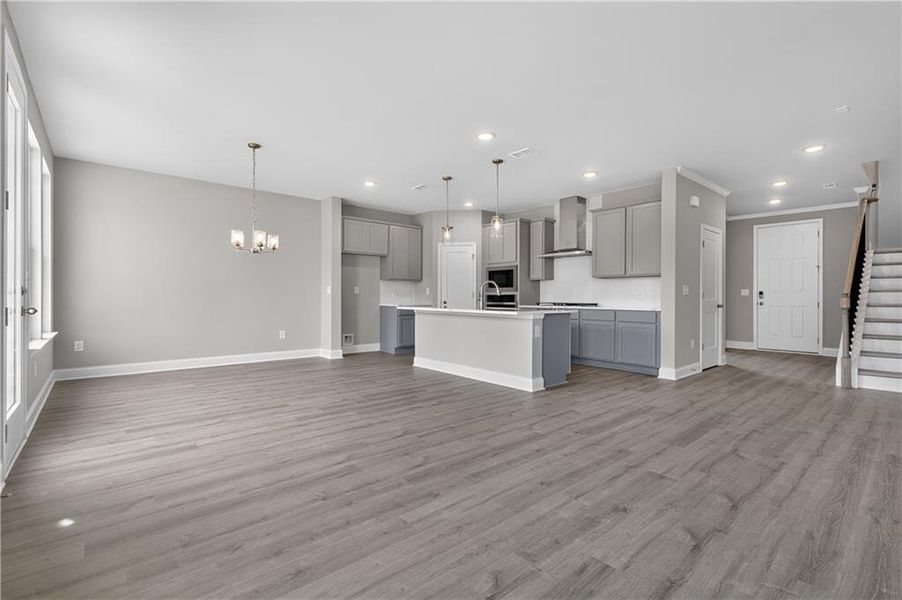 Spacious, unfurnished interior of a new home in Maddox Landing, Hoschton (Image 31). Spacious, unfurnished interior of a new home in Maddox Landing, Hoschton (Image 31).