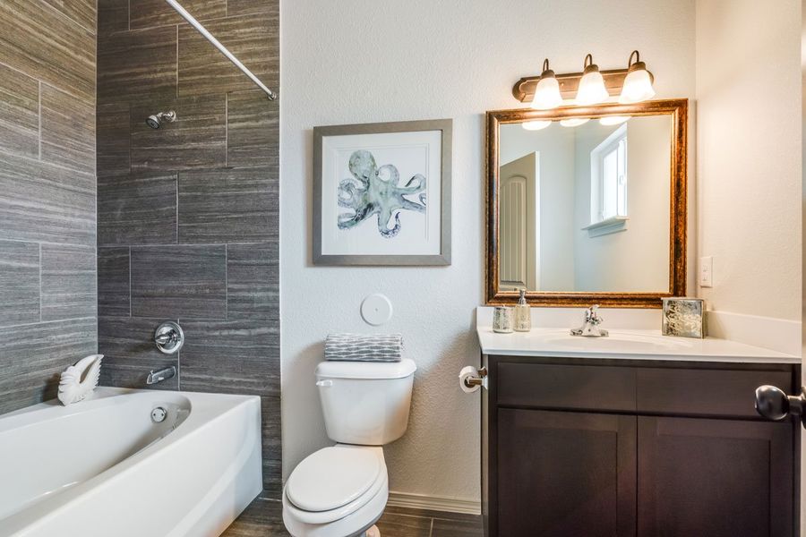 Furnished interior view inside a new home in Crossland, Clint (Image 9).