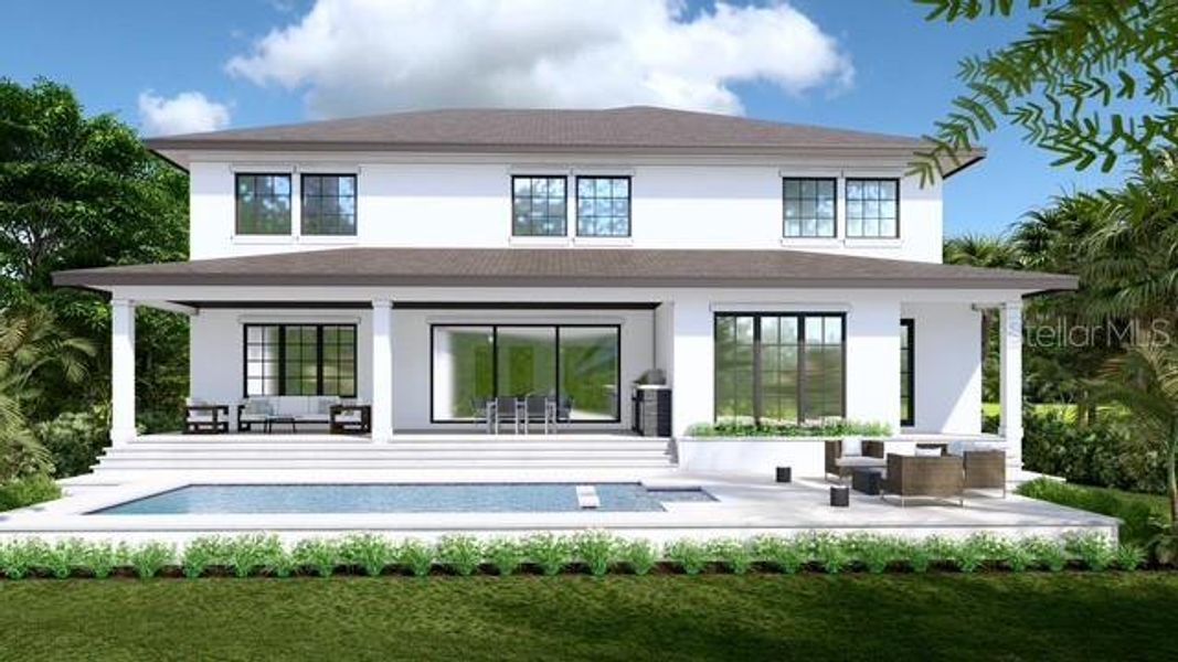 Front exterior of a new home in , St. Petersburg, FL, highlighting curb appeal (Image 2). Front exterior of a new home in , St. Petersburg, FL, highlighting curb appeal (Image 2).