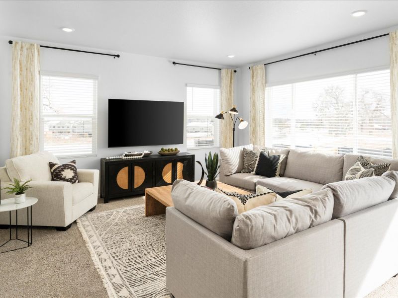 Furnished interior view inside a new home in Westgate, Greeley (Image 4).