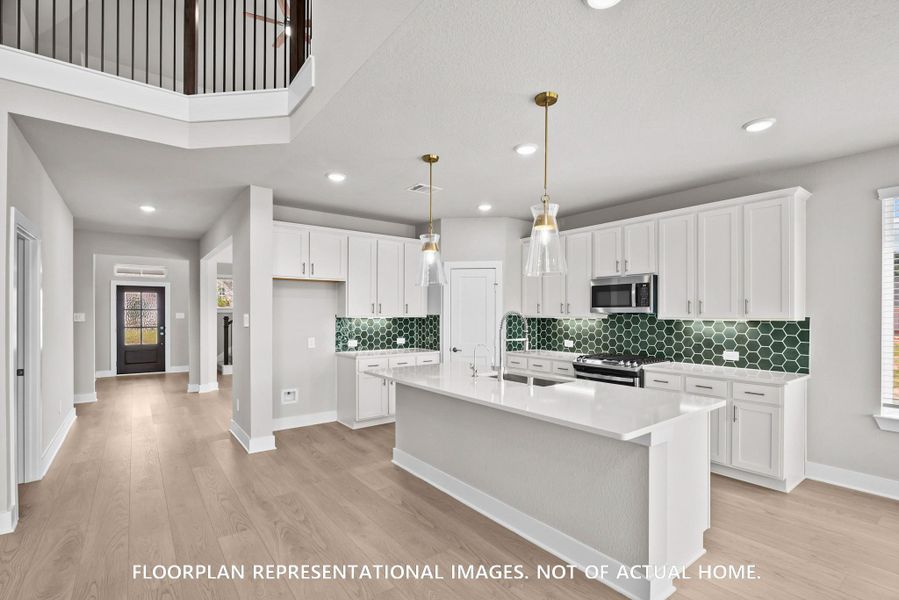 Furnished interior view inside a new home in Sorella, Tomball (Image 6).