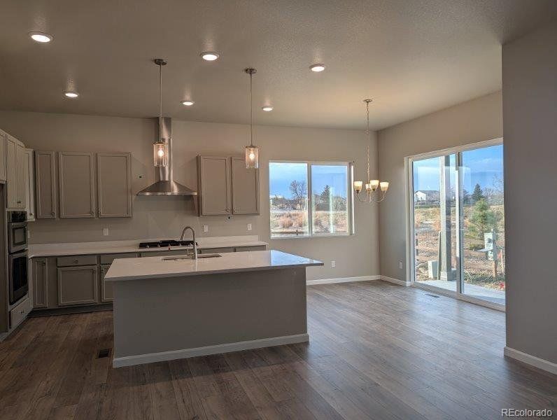 Furnished interior view inside a new home in Highlands Preserve, Mead (Image 7).