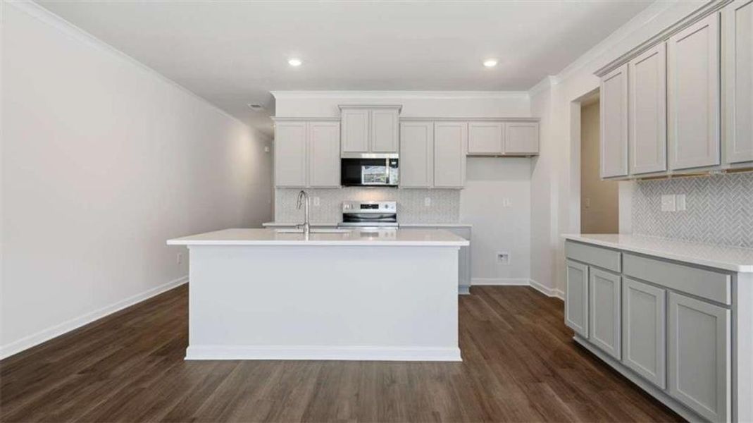 Furnished interior view inside a new home in Independence Villas and Townhomes, Loganville (Image 7).