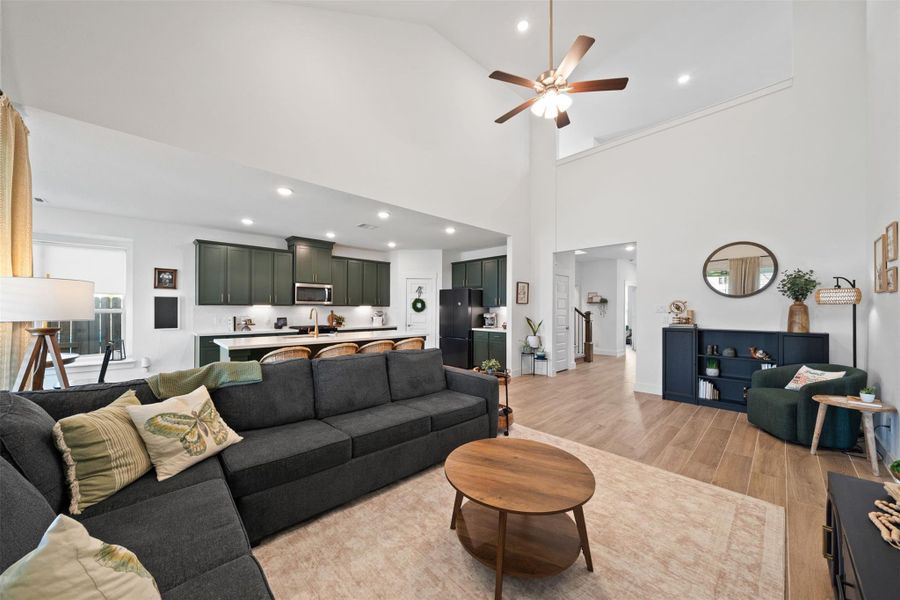 Furnished interior view inside a new home in Sorella, Tomball (Image 25).