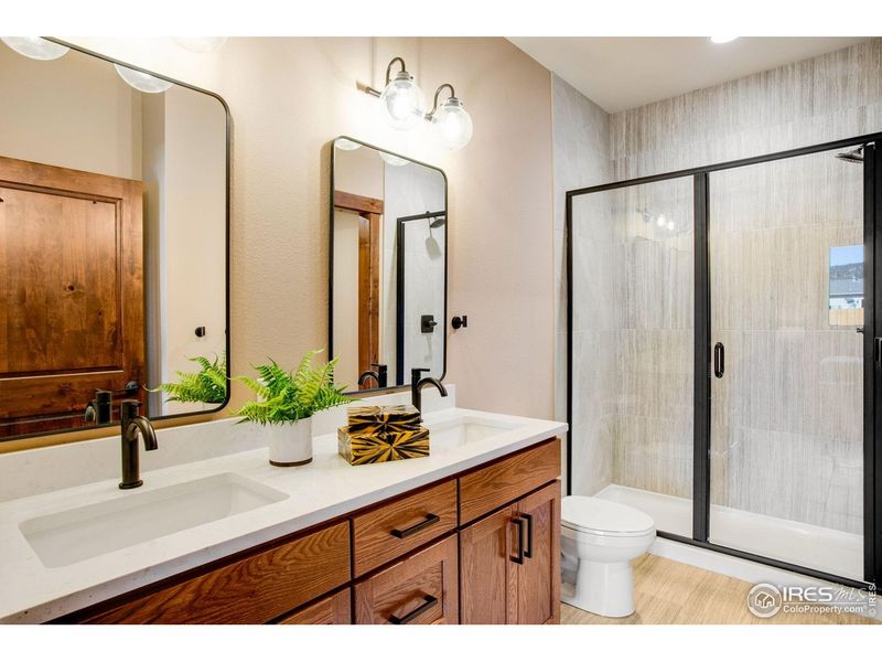 Furnished interior view inside a new home in , Estes Park (Image 26).