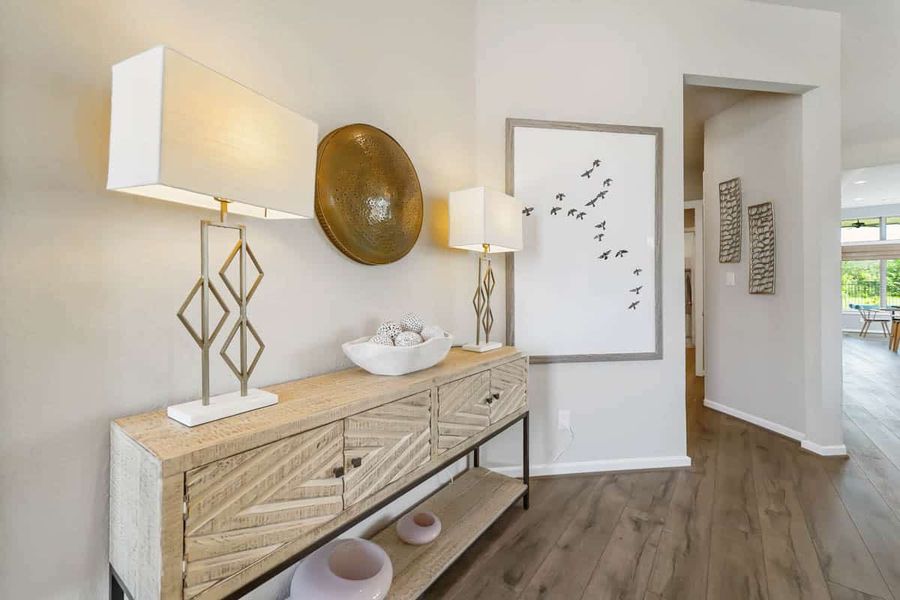 Furnished interior view inside a new home in The Trails, New Caney (Image 15).