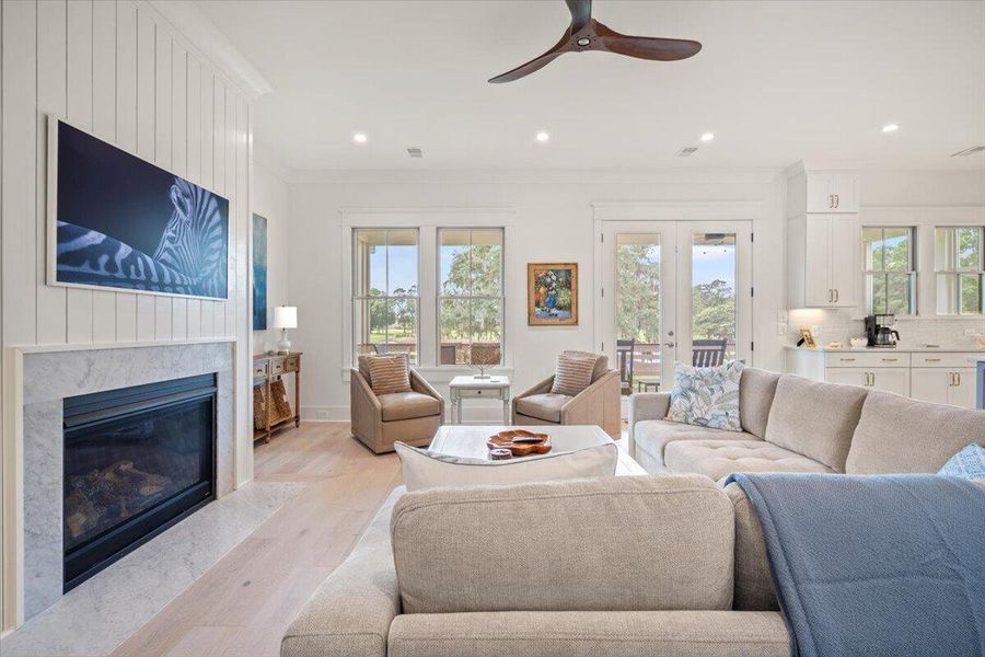 Furnished interior view inside a new home in , Johns Island (Image 57).