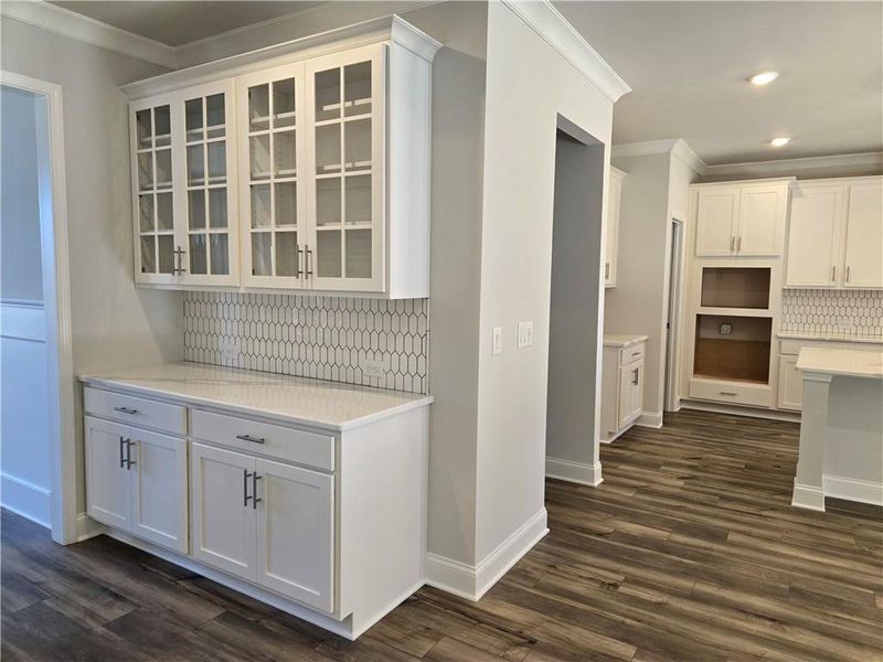 Furnished interior view inside a new home in Enclave at Logan Point, Loganville (Image 14). Furnished interior view inside a new home in Enclave at Logan Point, Loganville (Image 14).