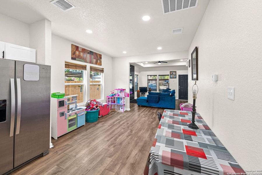 Furnished interior view inside a new home in , San Antonio (Image 16). Furnished interior view inside a new home in , San Antonio (Image 16).