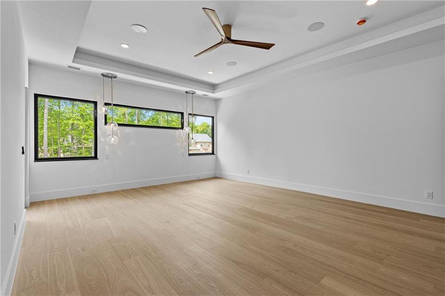 Spacious, unfurnished interior of a new home in , Sugar Hill (Image 77).