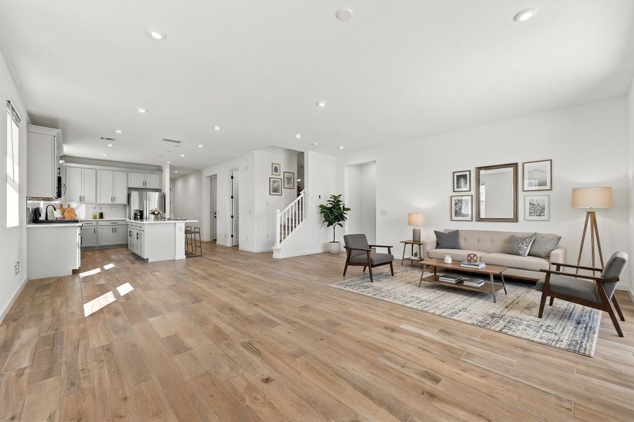 Furnished interior view inside a new home in Willows at Bella Vista Farms, San Tan Valley (Image 7).