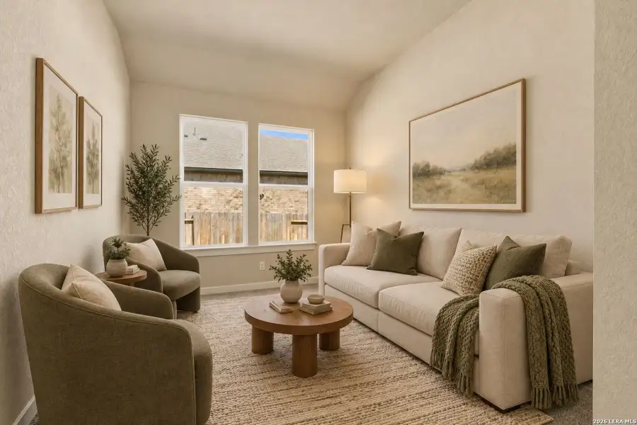 Furnished interior view inside a new home in Foxbrook, Cibolo (Image 9). Furnished interior view inside a new home in Foxbrook, Cibolo (Image 9).