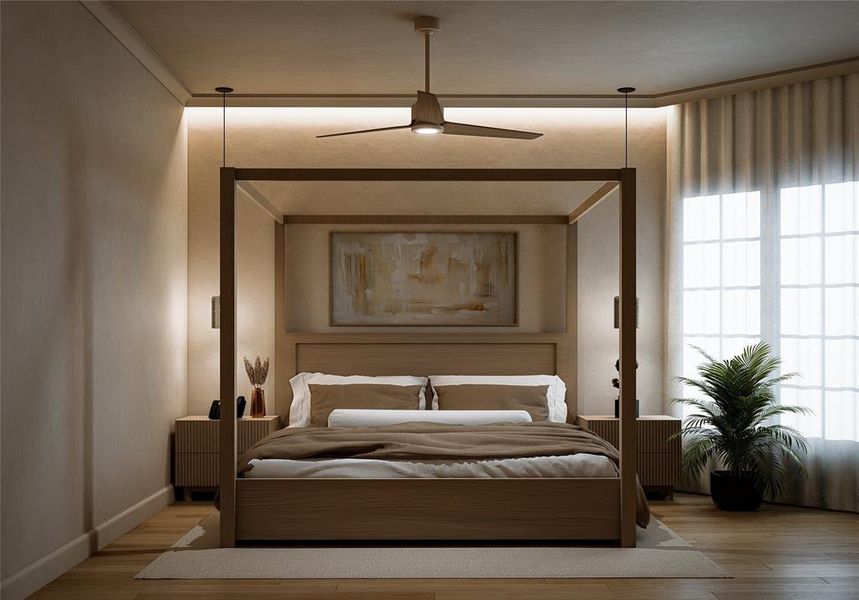 Furnished interior view inside a new home in , Highland Park (Image 14).