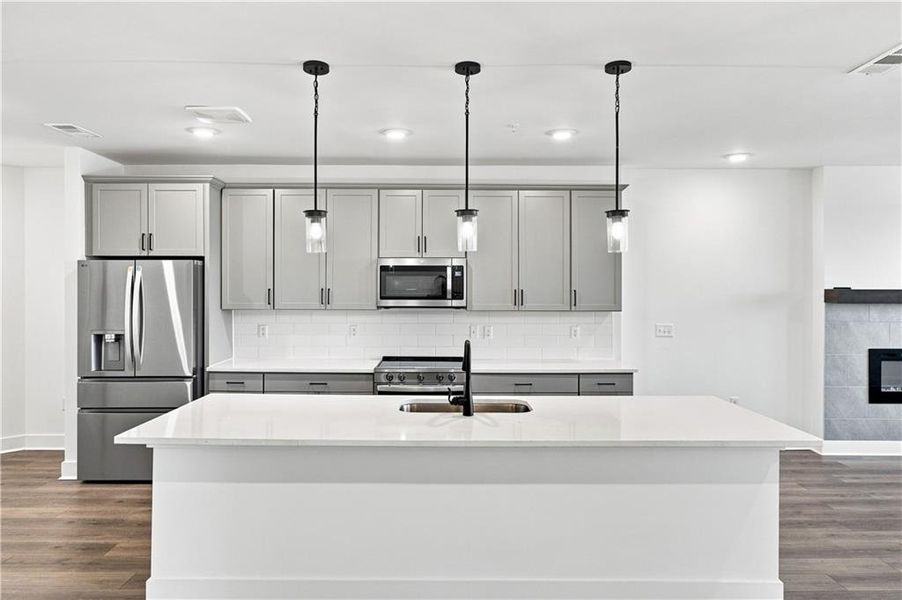 Furnished interior view inside a new home in , Cumming (Image 8).