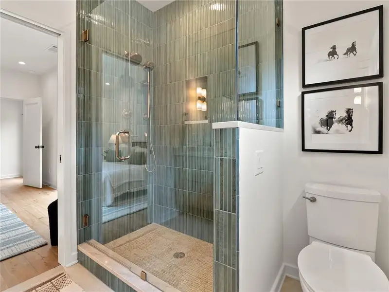 Furnished interior view inside a new home in , Decatur (Image 10).