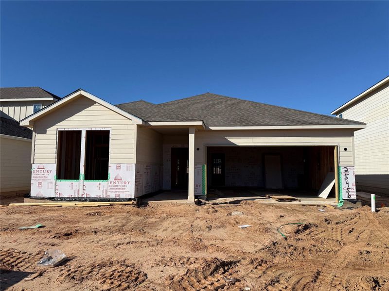In-progress construction of a new home in Magnolia Springs, Montgomery, TX (Image 22).