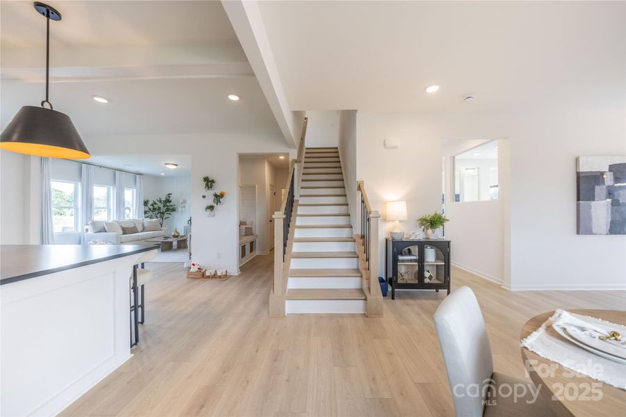 Furnished interior view inside a new home in Whispering Hills, Locust (Image 3).